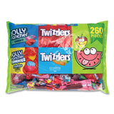 Sweets Assortment Bulk Variety (Twizzlers Rainbow and Strawberry, Jolly Rancher Gummies Misfits and Fruit Chews), 260 Pc./69.4