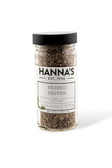 Hanna's Herbed Pepper, Premium Quality, 4 fl oz Glass Jar
