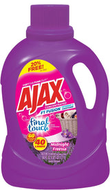 Ajax' Fusion Duel Liquid Laundry Detergent with Final Touch Fabric Softener | Conditions & Cleans | Works in Standard & HE Washing Machines |