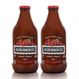 Agromonte Authentic Italian Cherry Tomato Pasta Sauce with Hot Peppers - Taste of Italy Gourmet Foodie and Chef Gift - Ready to Use, Certified Kosher