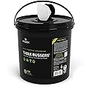 Wipex Table Bussers Natural Cleaning Wipes, 400 ct Wipe Container | Large 8x8 Unscented Multipurpose Cleaning Wipes | Disposable Plant Based Vinegar