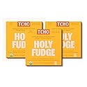 TCHO Holy Fudge 75% Dark Chocolate Bars (3 pack) | Single Origin, Plant Based, Organic & Fair Trade | Non GMO, Non-Dairy, Vegan, Soy Free (2.1oz each)