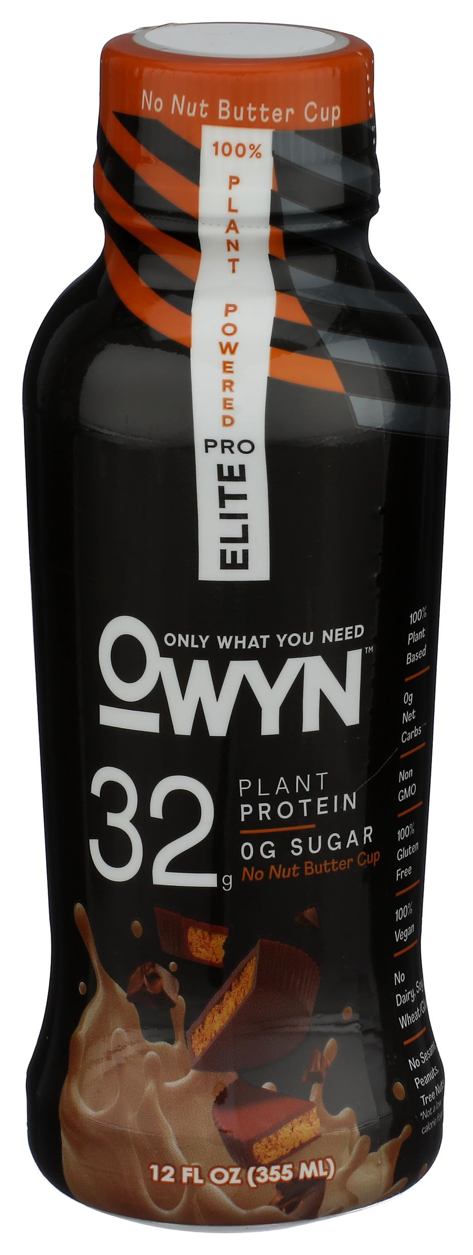 Owyn No Nut Butter Cup Pro Elite Plant Protein Shake, 12 FZ
