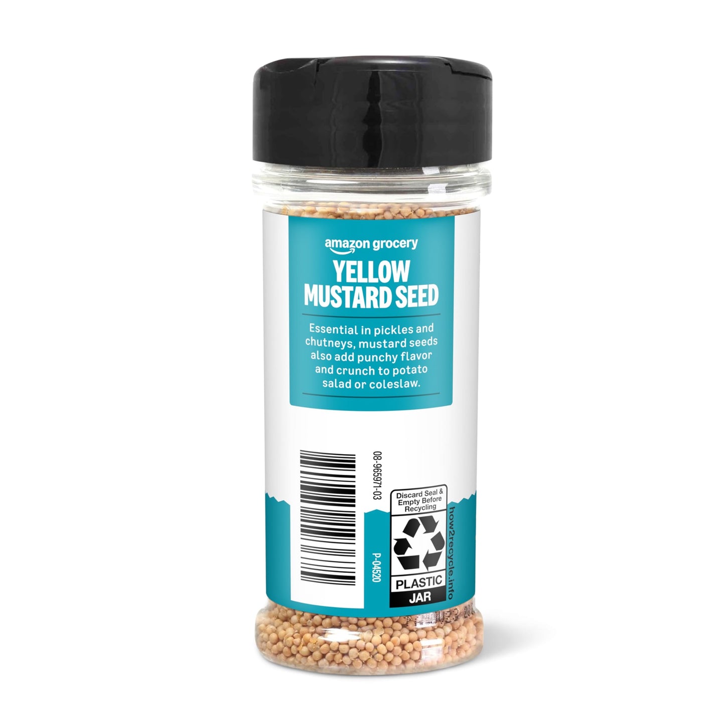 Amazon Grocery, Yellow Mustard Seed, 3.75 Oz
