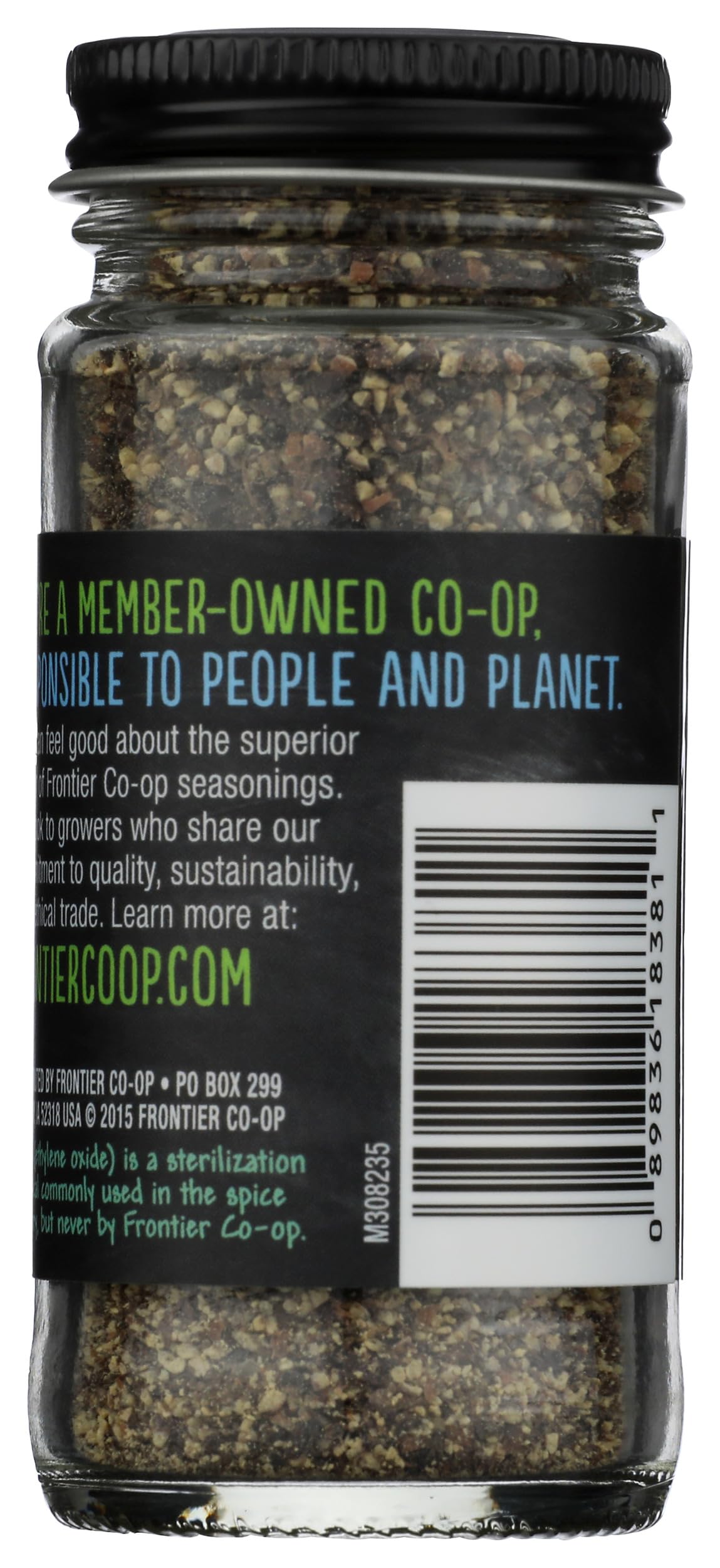 Frontier, Coarse Grind Black Pepper, 1.76 Ounce
