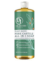 Dr. Jacobs Naturals Eucalyptus Castile All-in-One Cleaner and Soap - Plant-Based Formula for House Cleaning Floors and Appliances - Gentle on Skin