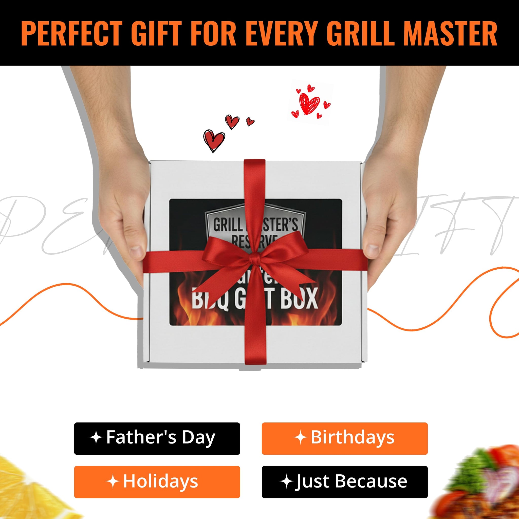 Branten's BBQ Rub Gift Box Combo: Four Bottles of Seasoning for Meat and Vegetables, Gluten Free, Total of 49.5 Ounces, with Silicone Mitt Included