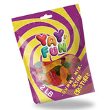 Assorted Fruit Gummy Candy Mix, Halal Candy Bulk 2 Pound Bag | Ocean Creatures Gummy Mix (Sea Animal Shapes) | Kids Party Candy for Goodie Bags, Candy