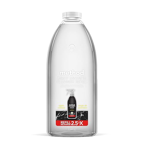 Method Daily Granite Cleaner Refill, Apple Orchard, Cleaning Agent for Granite, Marble, and Other Sealed Stone, 68 fl oz, (Pack of 1)
