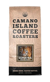 Camano Island Coffee Roasters Organic Sumatra Medium Roast Coffee- Fresh Premium USDA Certified Organic Shade Grown, Fair Trade, and Ethical