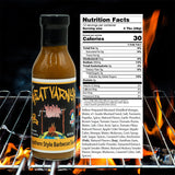 Lem's Meat Varnish Southern Gold Mustard BBQ Sauce for Meat, Pork, Chicken, Wings - Best for Grilling, Smoking, Marinating, Basting - 12 oz. Bottle