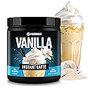 Premium All-Natural Vanilla Flavored Instant Coffee Cold Brew Latte Mix - 8 Servings - High Caffeine, Rich & Flavorful, Gluten-Free, Convenient |