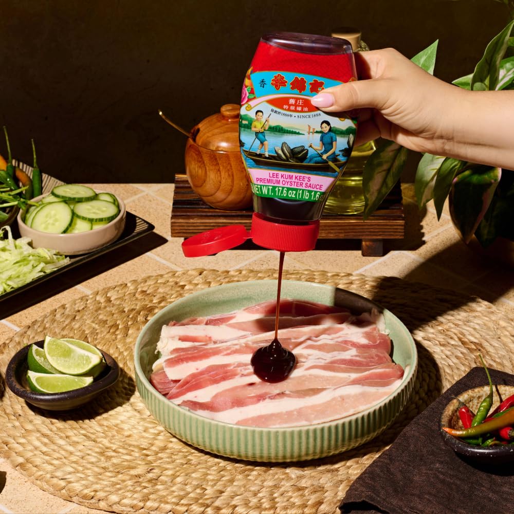 Lee Kum Kee Premium Oyster Sauce Squeeze Bottle (11.5 oz - 1 Pack) Rich & Savory, All-Purpose Seasoning | Perfect for Stir-Frying, Drizzling