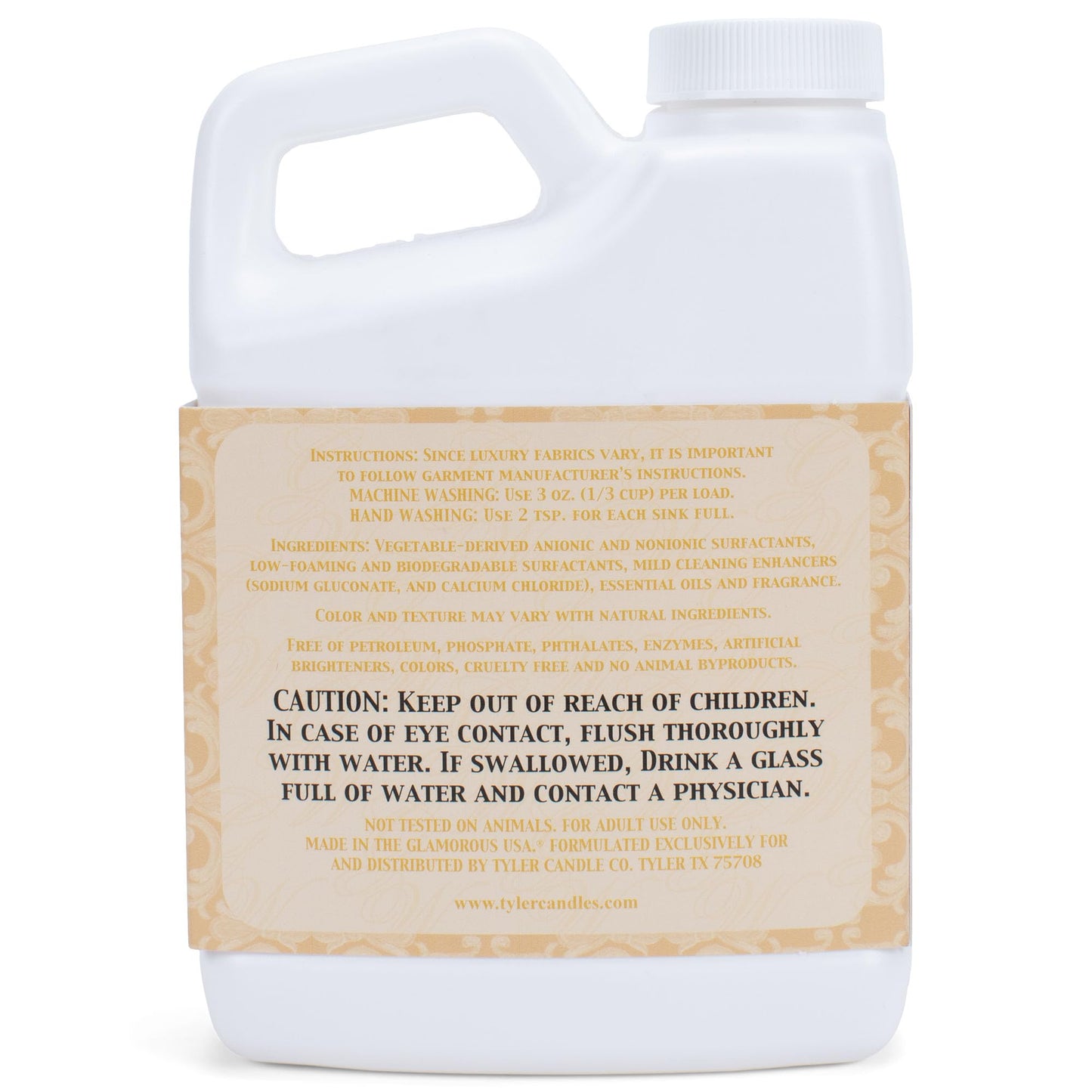 Tyler Candle Company 80211 Entitled 16 ounce Liquid Laundry Detergent