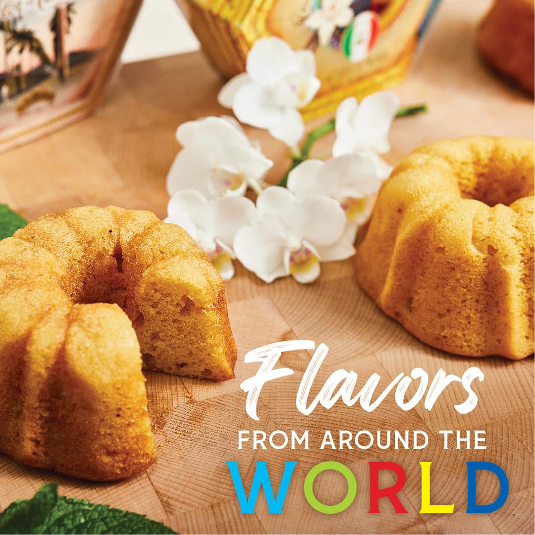 TORTUGA Taste of Florida Rum Cake Mix - 4 oz. - 6 Pack - The Perfect Premium Gourmet Gift