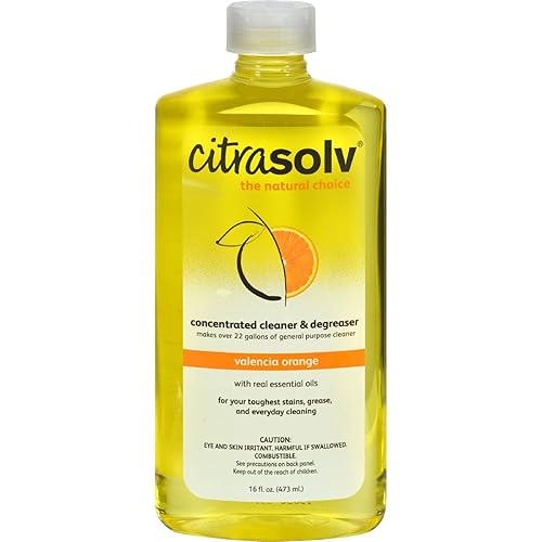 CitraSolv Natural Cleaner and Degreaser Concentrate - Valencia Orange - 16 oz