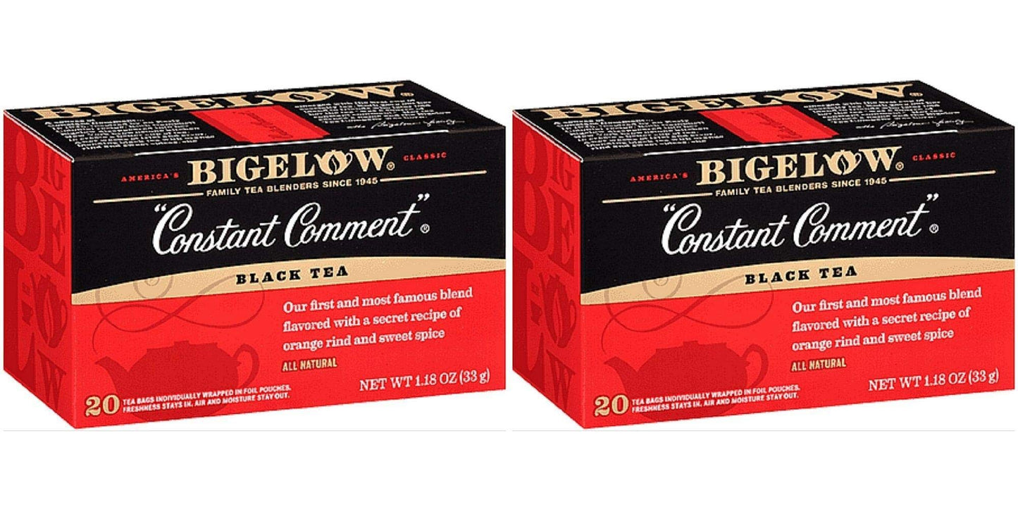 Bigelow Constant Comment Tea, 20-Count Boxes (Pack of 1) Pack of 2