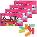 Mike and Ike Tropical Typhoon Candy, 4 Pack of Candy Boxes 0.78OZ Each, Ideal Mike and Ike Candy for Your Favorite Films, Perfect Candy for Sharing
