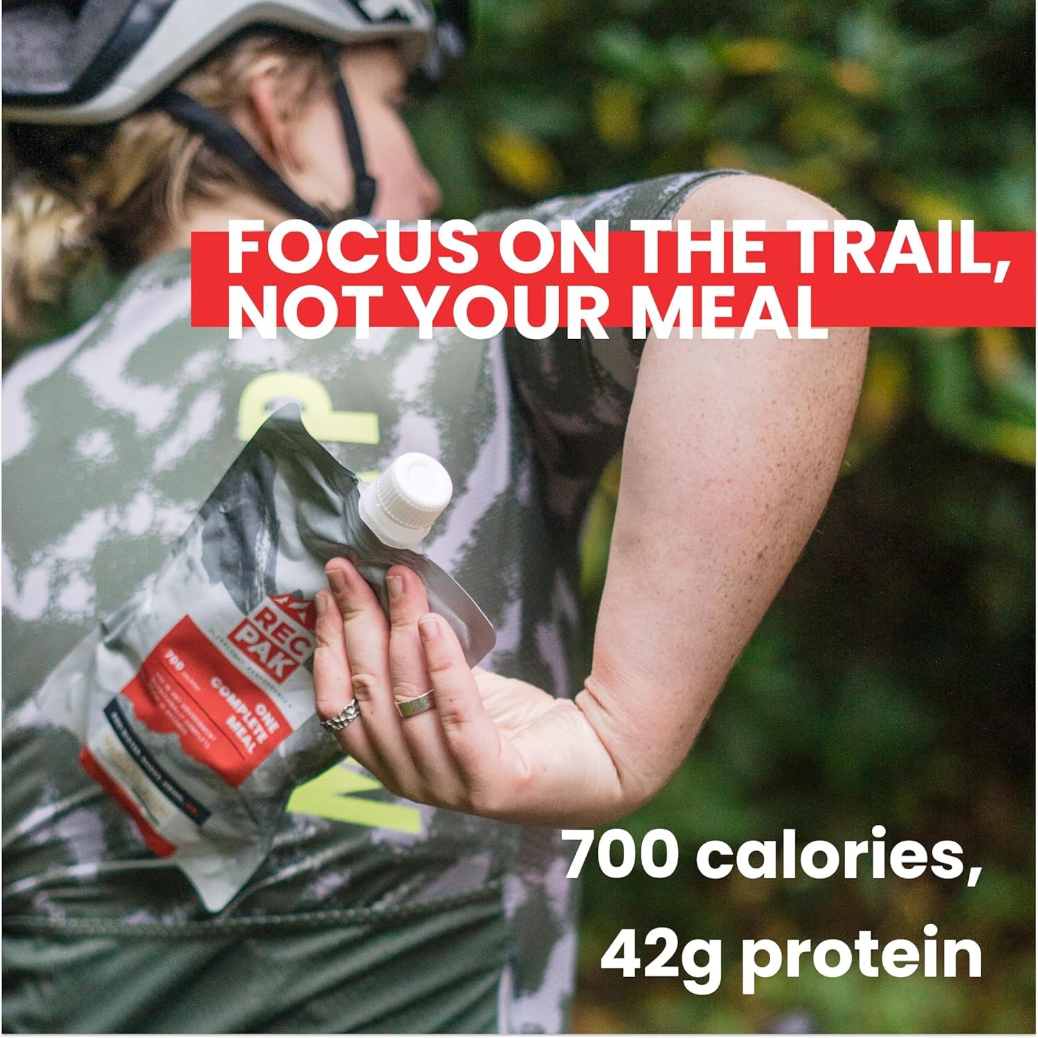 RecPak | 700 Cal, 43g Protein, Complete Nutrition for Backcountry Athletes | No-Cook Lightweight Liquid Meal for Mountaineering Backpacking Sking