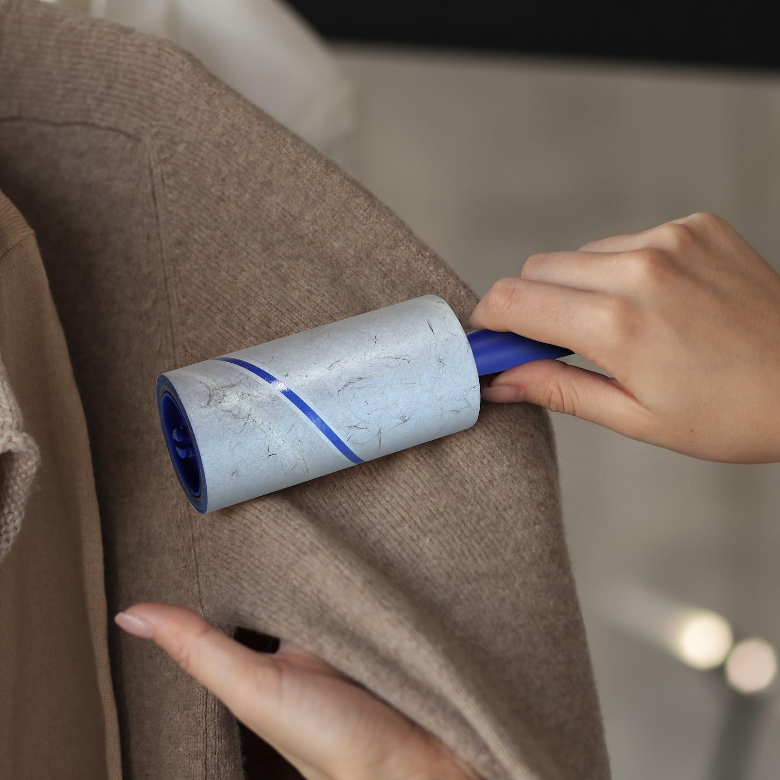 Lint Rollers for Pet Hair Extra Sticky, 1320 Sheets (12 Refills Mega Value Set), Portable Pet Lint Remover for Clothes, Furniture, Carpet, Dog & Cat