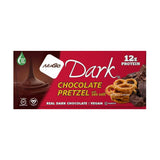 NuGo Dark Chocolate Pretzel w/Sea Salt, 12g Protein Bar, Vegan, Gluten Free, Non-GMO, Kosher Pareve, 12 Count