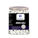 ELLY NUTS Jeera Goli 500 Gram Airtight Container