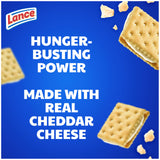 Lance Sandwich Crackers, Captain's Wafers White Cheddar, 8 Individual Packs, 6 Sandwiches Each, 6 Count (Pack of 8)