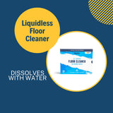 Sheets Laundry Club Liquidless Dissolvable Floor Cleaner Solution Sheets, 30 Pack - Lemon - Plant-Based Cleaning Agents with Biodegradable Ingredients