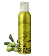 Graza Sizzle Extra Virgin Olive Oil Spray, Cooking Oil - High Polyphenol Peak Harvest EVOO Cooking Oil in a Spray Bottle - Single Origin Olive Oils from Spain - 5 Fl Oz
