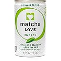 Matcha Love Green Tea Unsweetened Energy Shots, 5.2 Oz, Pack of 20