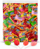 Jolly Ranchar Lollipops Assorted Flavors - Bulk Pack (65 Count) - Individually Wrapped Hard Candy Pops - Cherry, Green Apple, Watermelon & Pink