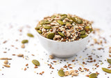 Food to Live Organic Super 5 Seeds Mix, 12 Ounces - A Non-GMO Blend of Flax Seeds, Sesame Seeds, Sunflower Kernels, Pumpkin Kernels, and Chia Seeds