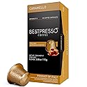Bestpresso Coffee for Nespresso Original Machine 120 pods Certified Genuine Espresso Caramel Blend(Medium Intensity) Pods Compatible with Nespresso