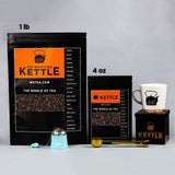 The Whistling Kettle Black Tea - Organic Energizing Caffeinated Black Tea - 4oz (76 servings) (Mokalbari East Assam)