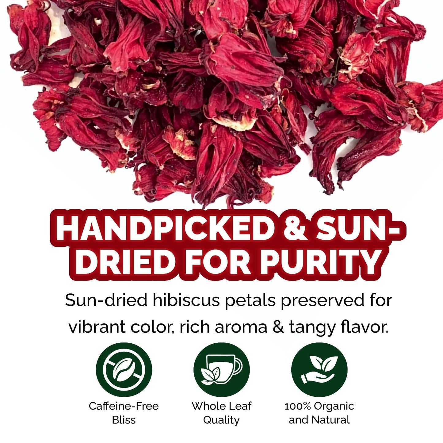 Savannah Soul Organic Dried Hibiscus Flowers, 150g