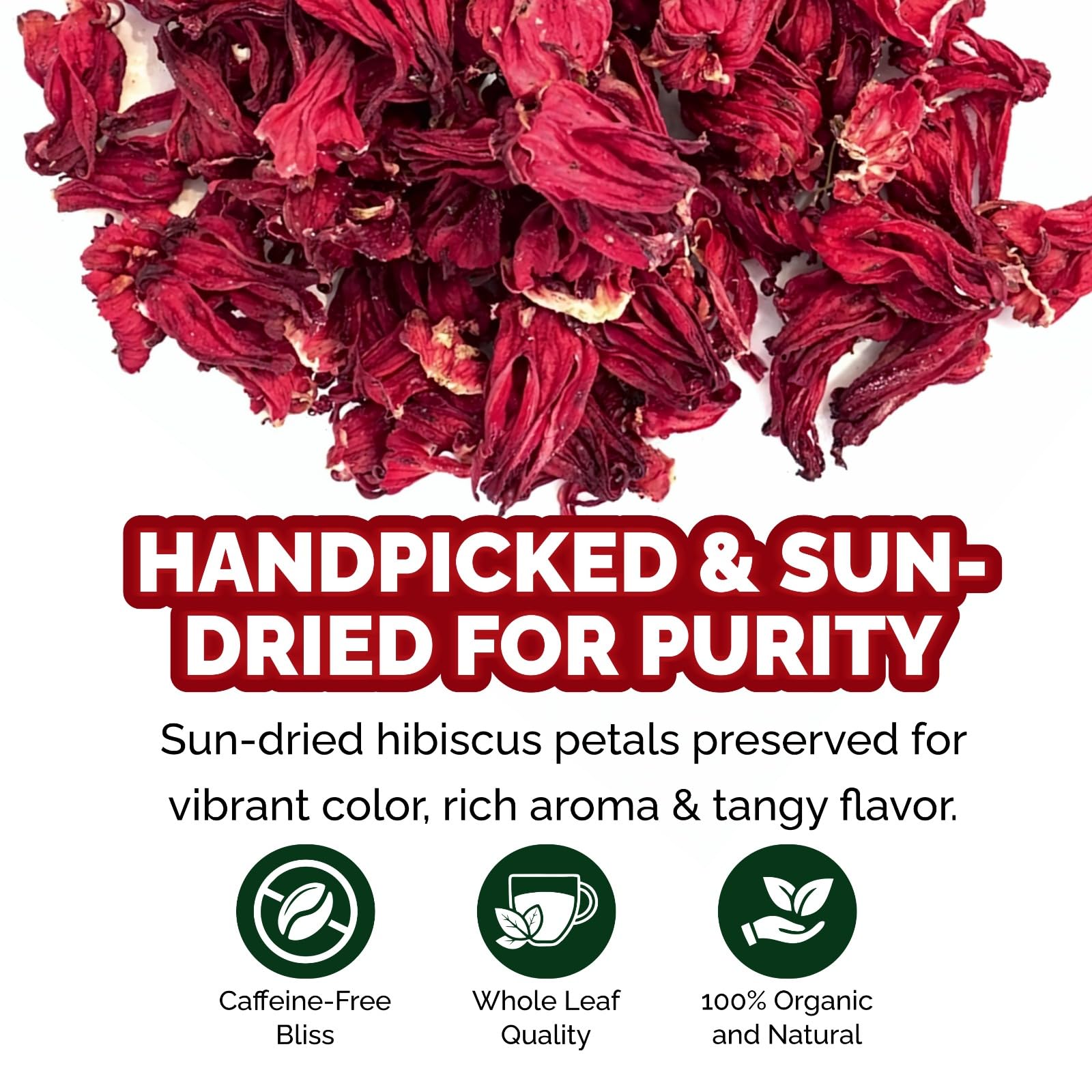 Savannah Soul Organic Dried Hibiscus Flowers, 150g