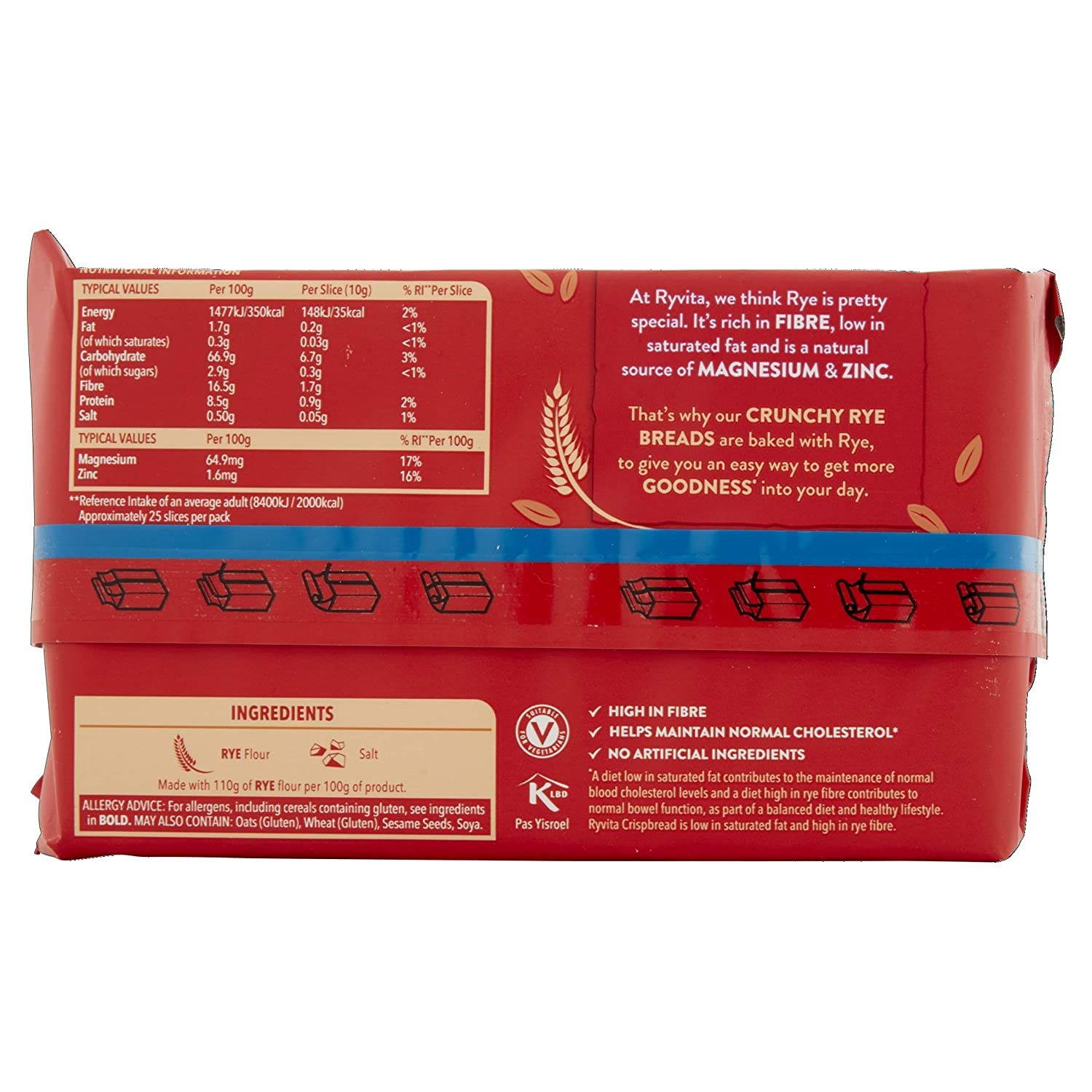 Ryvita Original Rye Crispbread (250g)