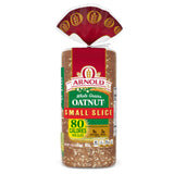 Arnold Whole Grains Small Slice Oatnut Bread, Bread Free From Artificial Colors, Flavors and Preservatives, 18 oz Loaf