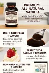 Nielsen-Massey Pure Vanilla Bean Paste, 10 oz | All-Natural, Certified Kosher Premium Baking & Cooking Vanilla with Real Bean Specks | Non-GMO