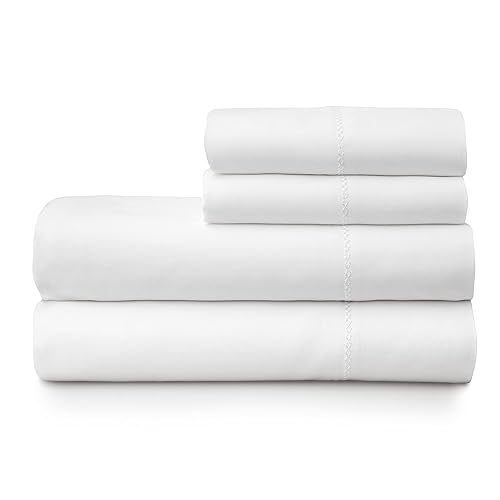 Hotel Style 500 Thread Count Luxury Rich Fiber Blend with Lyocell Full Size Winkle Resistant & Quick Dry Sheet Set (Artic White)