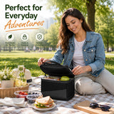 FALAH Expandable Secret Bucket, Black, Collapsible Multi-Purpose Bucket with Space-Saving Foldable Design, Portable Household Utility Bucket
