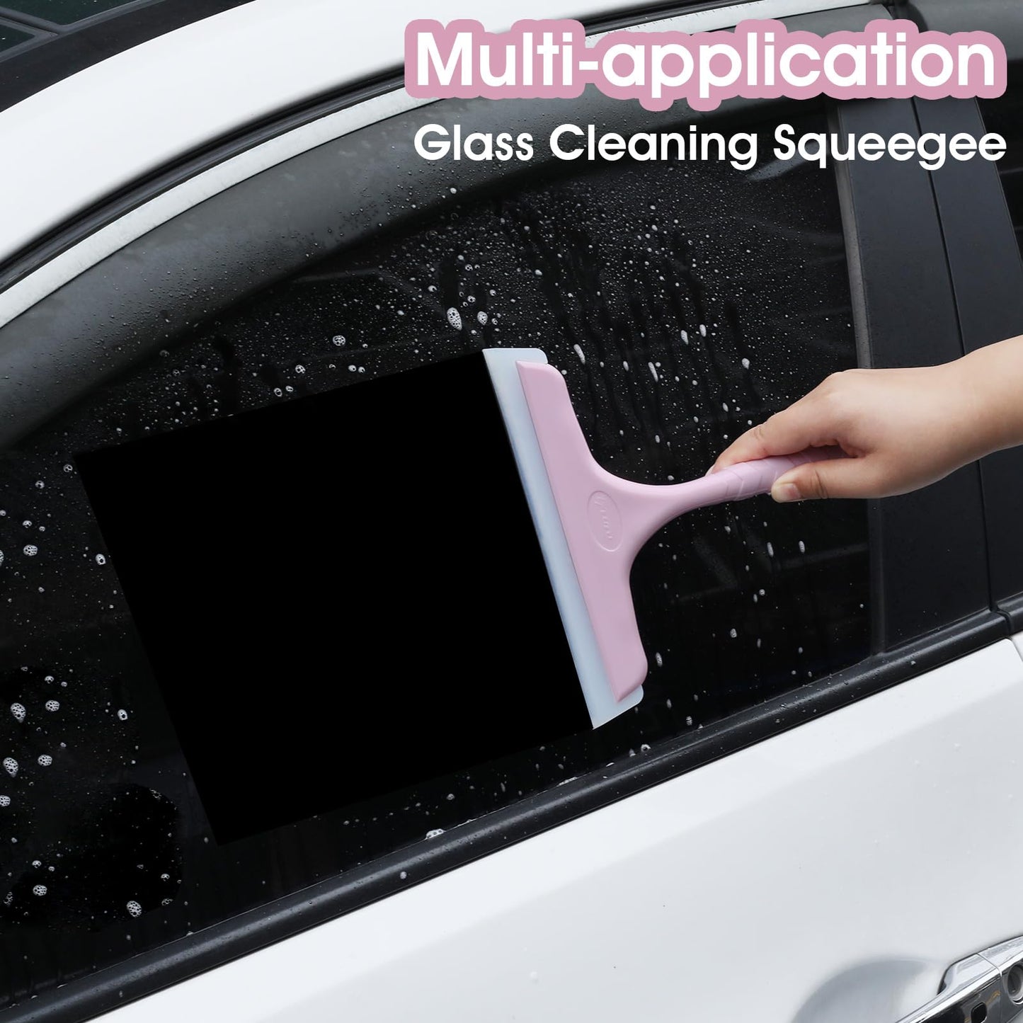 Shower Squeegee for Glass Doors, Bathroom Squeegee for Shower, Mini Window Squeegee, Home Bathroom Silicone Cleaner Tool, Suitable for Bathroom