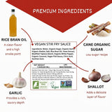 24Vegan - All Natural Vegan Stir Fry Sauce for Cooking and Dipping | Gluten Free, Non-GMO, No MSG Added, 7.5 oz