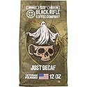 Black Rifle Coffee Company Just Decaf, 12oz Bag, Whole Bean Medium Roast - Roasted Blend Made from Arabica Beans - Colombian & Brazilian Beans