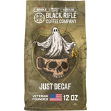 Black Rifle Coffee Company Just Decaf, 12oz Bag, Whole Bean Medium Roast - Roasted Blend Made from Arabica Beans - Colombian & Brazilian Beans