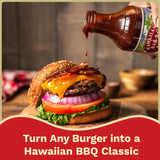NOH Hawaiian Barbecue Sauce, 20 oz (Pack of 3) - Original Hawaiian BBQ Sauce, Ideal for Barbecue Chicken, Ribs, Steak, Seafood, Stir-Fry & More
