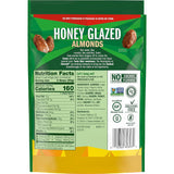 Emerald Nuts, Honey Glazed Almonds, 5.5 Oz, Resealable Bag (Pack of 2)
