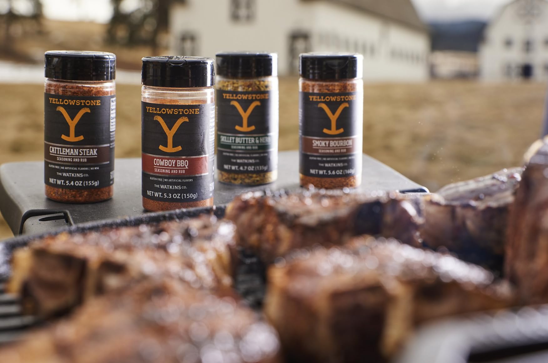 Yellowstone Skillet Butter & Herb Seasoning and Rub, 4.7oz