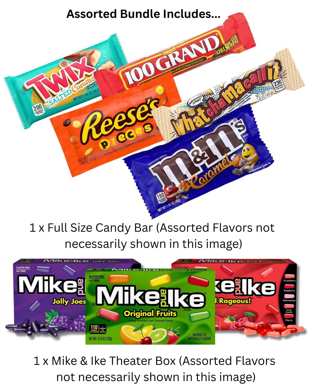 50 Ct Easter Candy Variety Pack, 3.75 Pounds - Name Brand Candy Easter Basket Candy Bundle