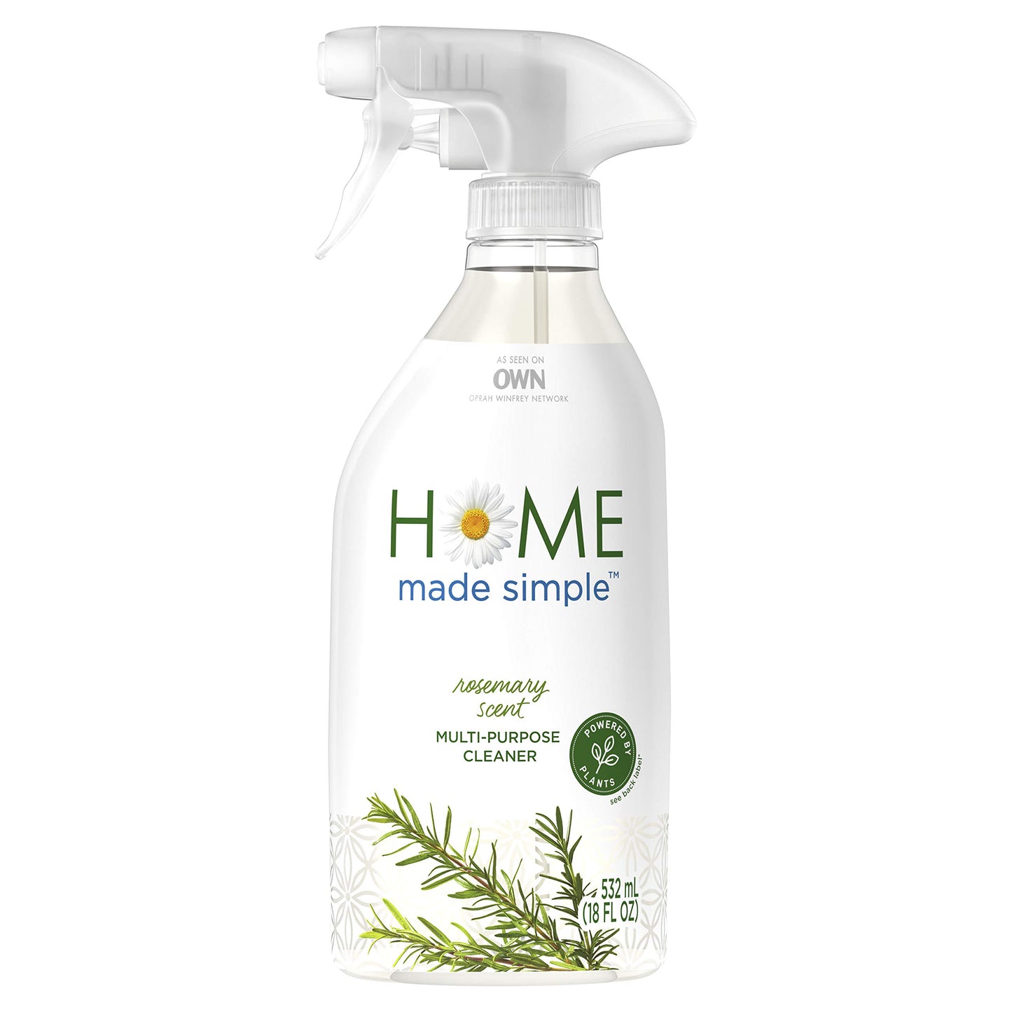 Home Made Simple All Purpose Cleaner Natural Household Surface Cleaning Spray, Rosemary Scent, 54 Fluid Ounce